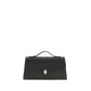 Alexander McQueen Black Calf Leather Bos Taurus Handbag