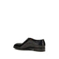 Santoni Black Calf Leather Bos Taurus Oxfords And Derbies