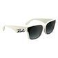 Karl Lagerfeld White Acetate Sunglasses