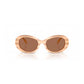 Tory Burch Brown Acetate Sunglasses