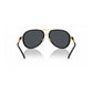 Versace Black Metal Sunglasses