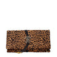 Roberto Cavalli Brown Horsehair Clutch Bag