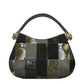 Roberto Cavalli Green Leather Handbag