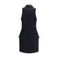 Balmain Black Wool Oves Aries Casual Dress