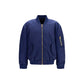 Balmain Blue Polyamide Bomber