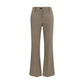 Brunello Cucinelli Brown Cotton Flared Pants