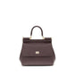 Dolce & Gabbana Brown Calf Leather Bos Taurus Shoulder Bag