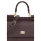 Dolce & Gabbana Brown Calf Leather Bos Taurus Shoulder Bag