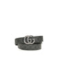 Gucci Black Calf Leather Bos Taurus Regular Belt
