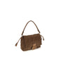 Fendi Brown Raffia Shoulder Bag