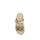Fendi Brown Raffia Flat Sandals