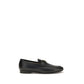 Valentino Garavani Black Calf Leather Bos Taurus Slip-On Loafers