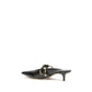 Balenciaga Black Calf Leather Bos Taurus Mules