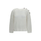 Brunello Cucinelli White Cotton Sweatshirt