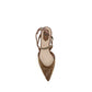 Fendi Brown Polyamide Mid Heel Pumps