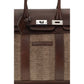 Brunello Cucinelli Brown Calf Leather Bos Taurus Luggage And Travel