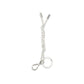 Prada White Recycled Polyamide Keychain
