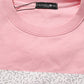 Philippe Model Pink Cotton Logo Long Sleeves Pullover Sweater