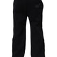 Dolce & Gabbana Black Drawstring Viscose Jogger Men Sweatpants Pants