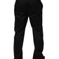 Dolce & Gabbana Black Drawstring Cotton Jogger Men Sweatpants Pants