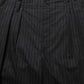 Dolce & Gabbana Black Pinstripe Wool Men Dress Trouser Pants