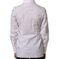 Dolce & Gabbana White Collared Long Sleeves Dress Shirt Top
