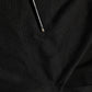 Dolce & Gabbana Black Silk Long Sleeves Draped Blouse Top