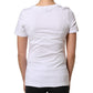 Dolce & Gabbana White Floral Logo Cotton Round Neck T-shirt