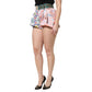 Dolce & Gabbana Multicolor High Waist Women Hot Pants Shorts