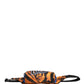 Dolce & Gabbana Brown Tiger Print Nylon Fanny Waist Pack Borse Men Bag