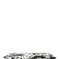 Dolce & Gabbana Black White Panda Print Nylon Clutch Men Pouch Borse Bag