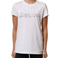 Scervino Street White Crew Neck Short Sleeves Embellished T-shirt
