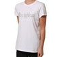 Scervino Street White Crew Neck Short Sleeves Embellished T-shirt