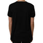 Dolce & Gabbana Black Wool Crew Neck Short Sleeves T-shirt