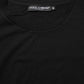 Dolce & Gabbana Black Wool Crew Neck Short Sleeves T-shirt