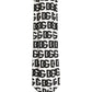 Dolce & Gabbana White Black Logo Monogram Wide Adjustable Men Necktie Tie