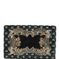 Dolce & Gabbana Black Velvet Gold Frame Clutch Evening Clutch Purse Bag