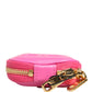 Dolce & Gabbana Pink Lamb Leather Embossed Logo Holder Airpod Case