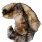 Dolce & Gabbana Brown Frost Fox Fur Neck Warmer Winter Scarf
