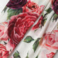 Dolce & Gabbana White Nylon Floral Print Tights Stockings Socks
