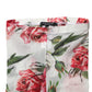 Dolce & Gabbana White Nylon Floral Print Tights Stockings Socks