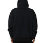 Dolce & Gabbana Black Anchor Print Hooded Sweatshirt Sweater