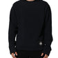 Dolce & Gabbana Dark Blue Logo Cotton Sweatshirt Sweater