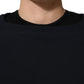 Dolce & Gabbana Dark Blue Logo Cotton Sweatshirt Sweater