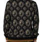 Dolce & Gabbana Black Sacred Heart Cotton Sweatshirt Sweater