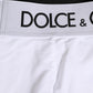 Dolce & Gabbana White Logo Waistband Coulotte Panty Underwear