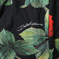 Dolce & Gabbana Black Floral Print One Piece Swimsuit Swimwear