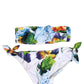 Dolce & Gabbana White Floral Bandeau Brief Two Piece Swimwear