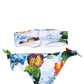 Dolce & Gabbana White Floral Bandeau Brief Two Piece Swimwear