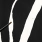 Dolce & Gabbana Black White Zebra Print Viscose Mini Dress